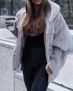 Susanna | Giacca in piuma elegante con cappuccio