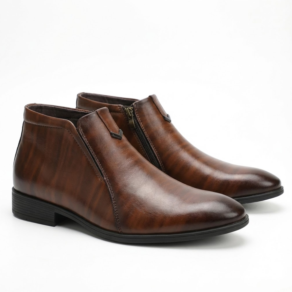 François | Bottine zippée homme élégante