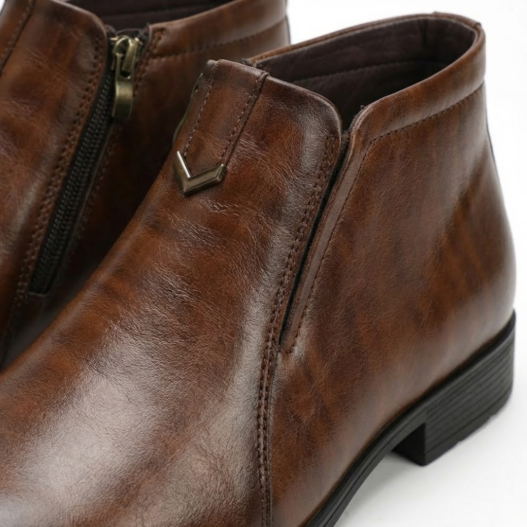 François | Bottine zippée homme élégante