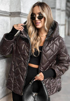 Tiziana | Giacca calda con cappuccio