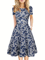 Evelyn Quinn | Abito Estivo A-Line Retro