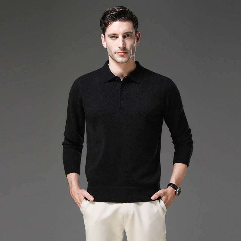 Rafael | Pull polo en cachemire