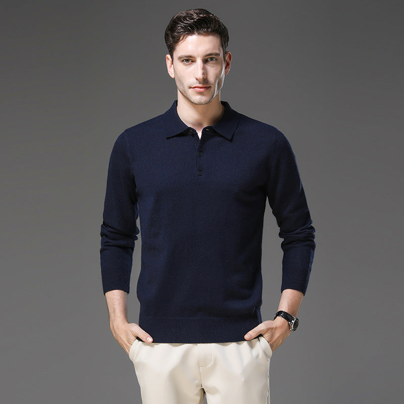 Rafael | Pull polo en cachemire