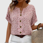 Sabine - Haut Floral Élegant d'Été