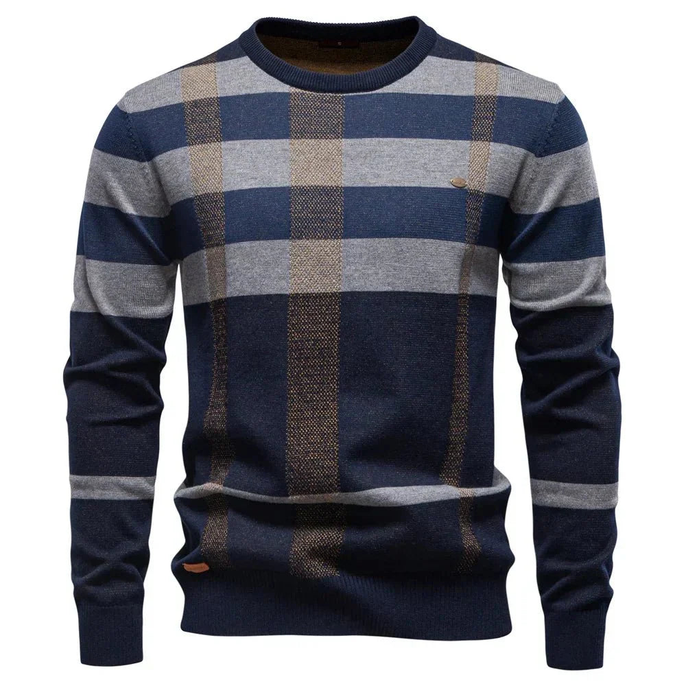 Rosenfeld | Pull en tricot pour hommes avec design en losanges