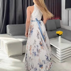 Rowella | Elegante Abito Maxi Plissettato