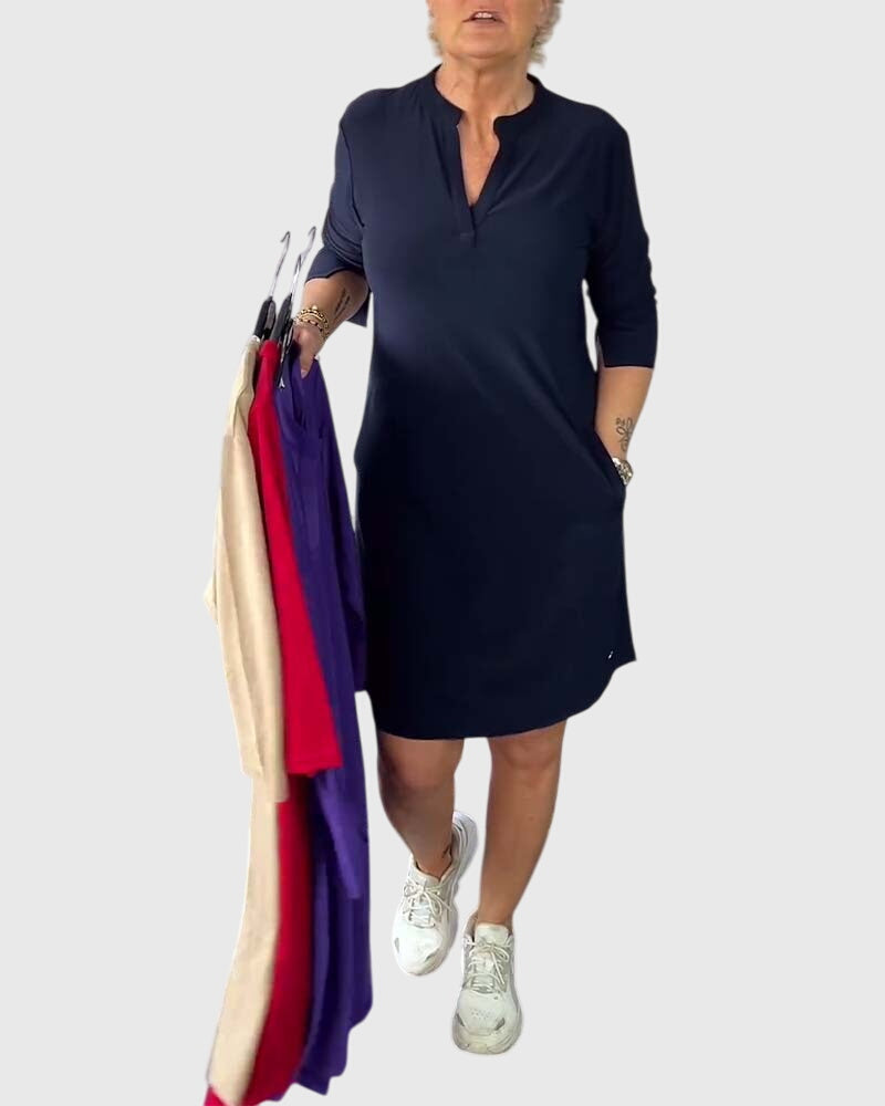 Katherine | Robe V-Cou Unie