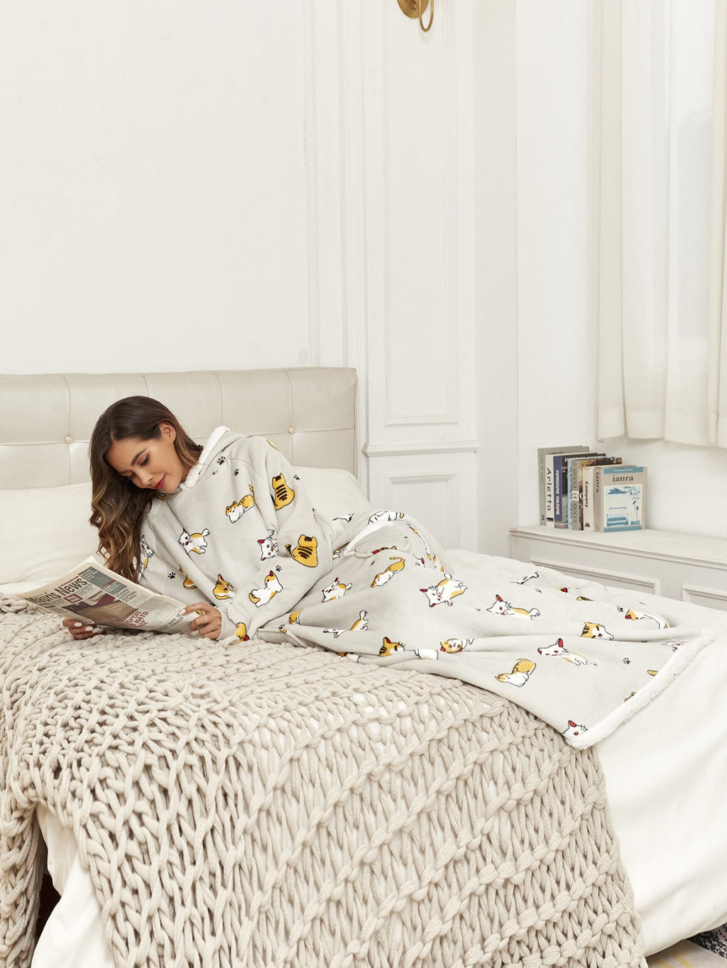 Isotta™ | Coperta indossabile oversize con cappuccio