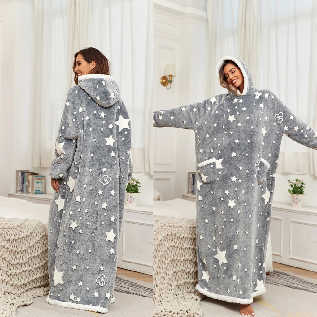 Isotta™ | Coperta indossabile oversize con cappuccio